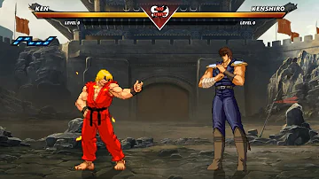 FIRE KEN vs KENSHIRO - The most epic fight!