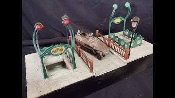 Paris metro subway diorama.. 1/35 scale step by step scratch build.