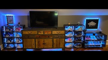 Sneaker Throne Box LED Lighting - Another COVID19 lockdown project