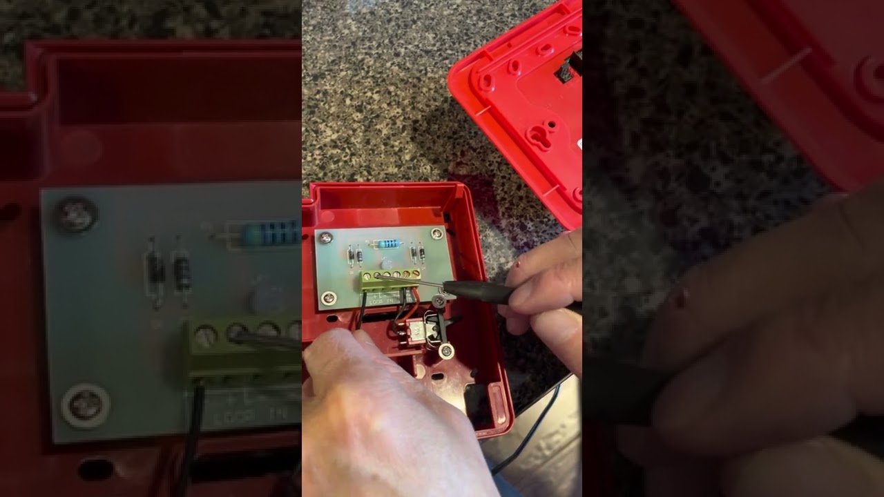 uhppote fire alarm and horn strobe install (please watch entire video) remember to like this video