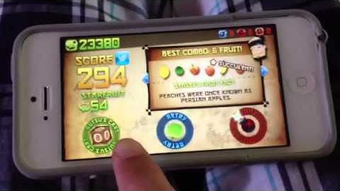 Fruit Ninja Zen Mode Glitch