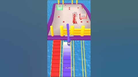 Fastest bridge builder ever! 🤯🔥#BridgeRace #SpeedRun #Shorts #GamingReel