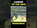CAMPER OF THE YEAR @Munnabhaigaming WITH AJJUBHAI | GARENA FREE FIRE #shorts