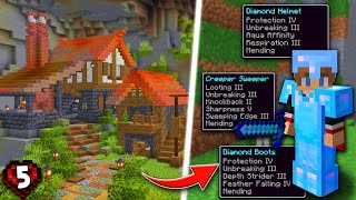 I Made An Underground Village to Become INVINCIBLE in Hardcore Minecraft! (#5)