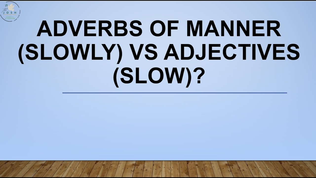 Using Adverbs of Manner (Slowly vs Slow) | A1 English Grammar Lesson 32 | Learn English with Aime