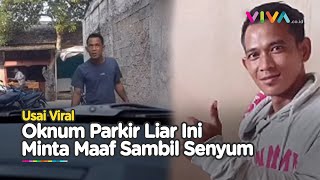 Kicep! Tukang Parkir Liar di Bekasi Cekcok dengan Warga Minta Maaf