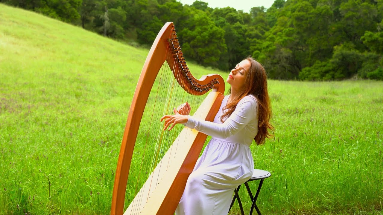 Gentle Melody: 1 Hour of Calming Harp Music | Sarah Bhalla