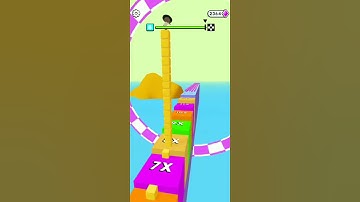 Cube Surfer Gameplay Walkthrough (İOS,Android) - Level 4 #Shorts