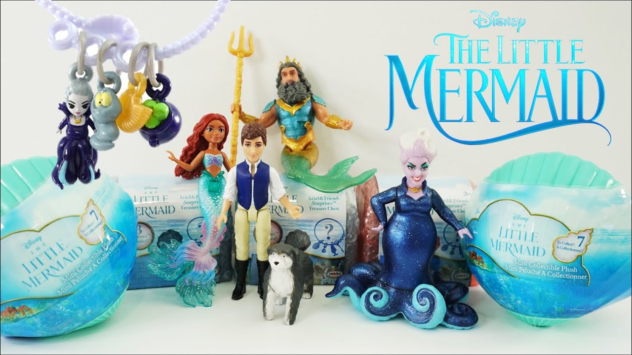 Disney Little Mermaid Treasure Chest and Plushy Surprise Toys - YouTube