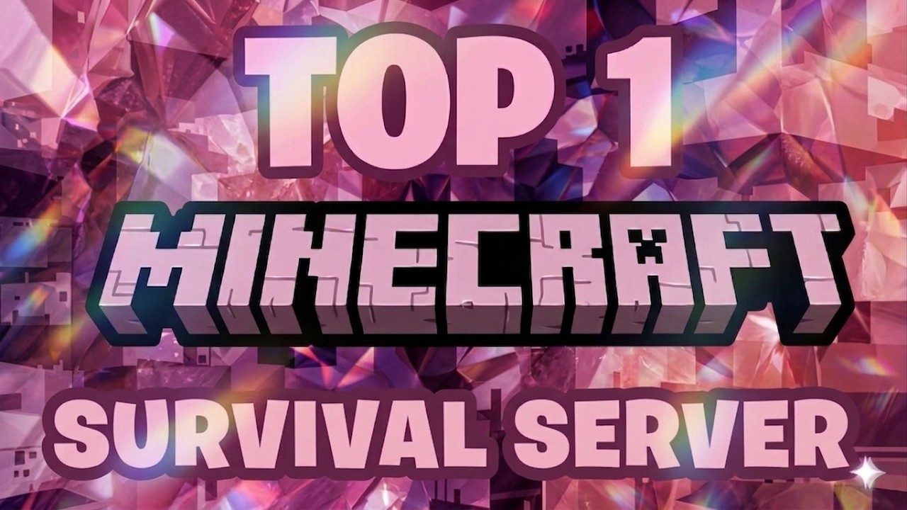 TOP 1 SURVIVAL SERVER For Minecraft 1.21+ (JAVA/BEDROCK) - YouTube