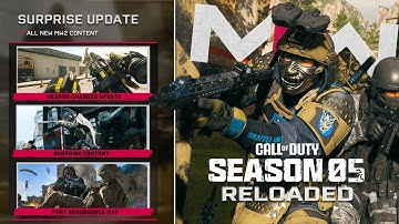 NEW SURPRISE UPDATE PATCH NOTES! (Map, Weapon Changes, & Patch Notes!) - Modern Warfare 2 Update