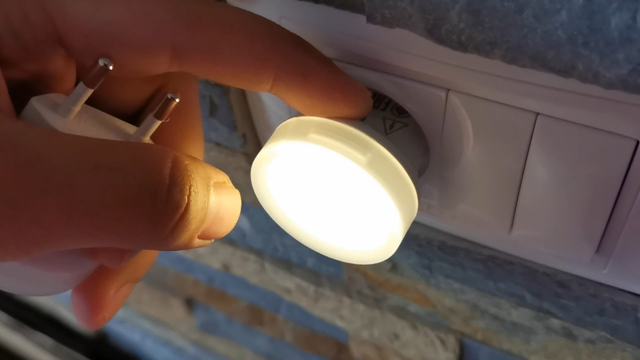 MÖRKRÄDD LED nightlight with sensor, white - IKEA
