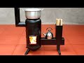 How to make a wood stove with a fireplace from an old water heater is great