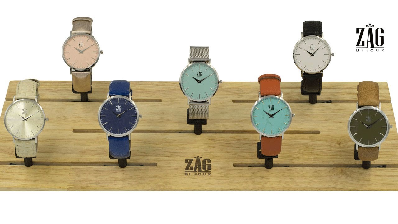 Montres  Zag Bijoux et les bracelets interchangeables Zag. Vidéo 2