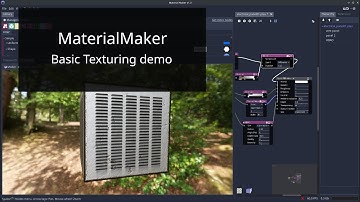 MaterialMaker simple workflow demo