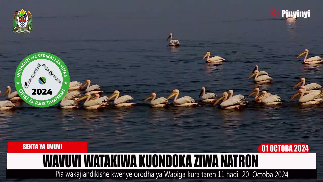WAVUVI WATAKIWA KUONDOKA ZIWA NATRON// 