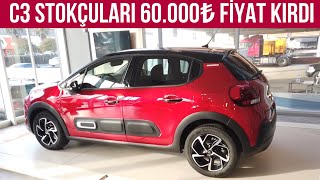 ARAÇ FİYATLARI İNİYOR! Citroen C3 SARI SAYFADA 60.000₺ DAHA UCUZ!