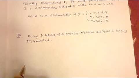 Totally disconnected Space in Connected Space Of General Topology by Abdul Halim