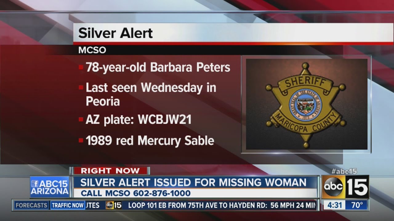 Silver Alert issued for missing woman in Valley - YouTube