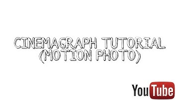 How to make your pictures COME TO LIFE using Smartphone (CINEMAGRAPH TUTORIAL) 2017