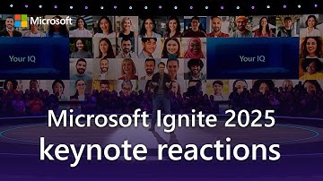Relive the excitement of the Microsoft Ignite 2025 day one keynote!