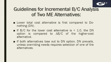 11 BenefitCost Analysis and Public Sector Economics Part 2 Chapter 9 Engineering Economics