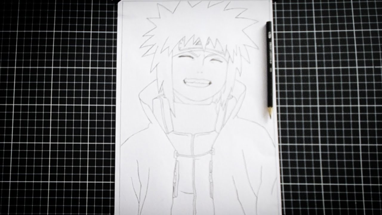 HOW TO DRAW MINATO NAMIKAZE FROM NARUTO /// COMO DESENHAR O MINATO NAMIKAZE  FÁCIL 