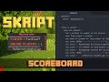 How to make a scoreboard with skript  minecraft skript tutorial