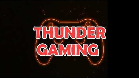 My New Official Intro // Thunder Gaming Official