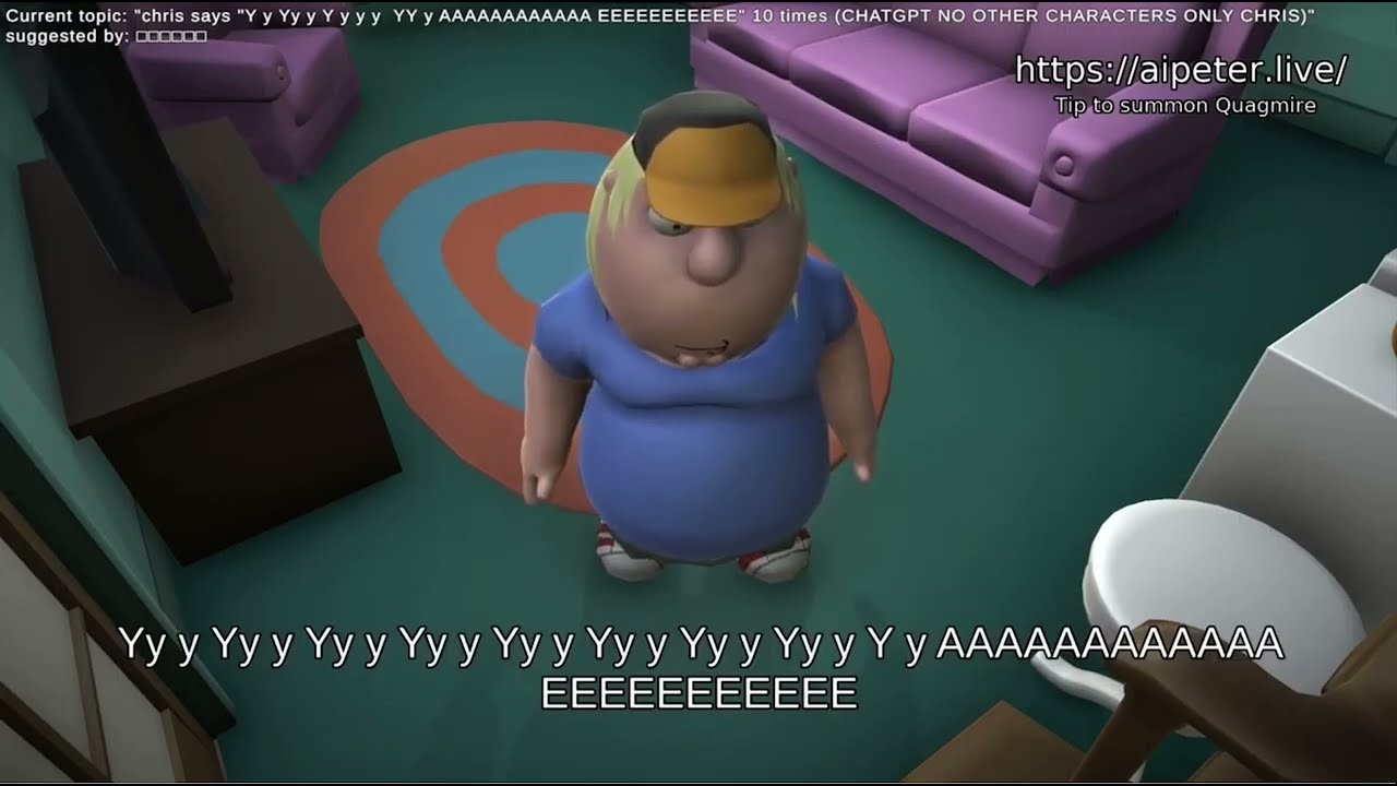 Chris Griffin screaming at himself - ai_peter's Banner
