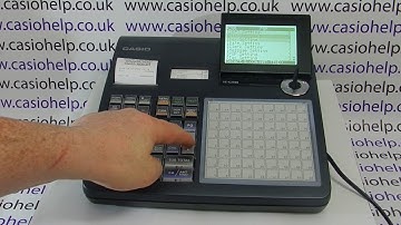 How To Set Up Cashier Interrupt Clerk Interrupt On Casio SE-C450 / SE-C3500 Cash Registers