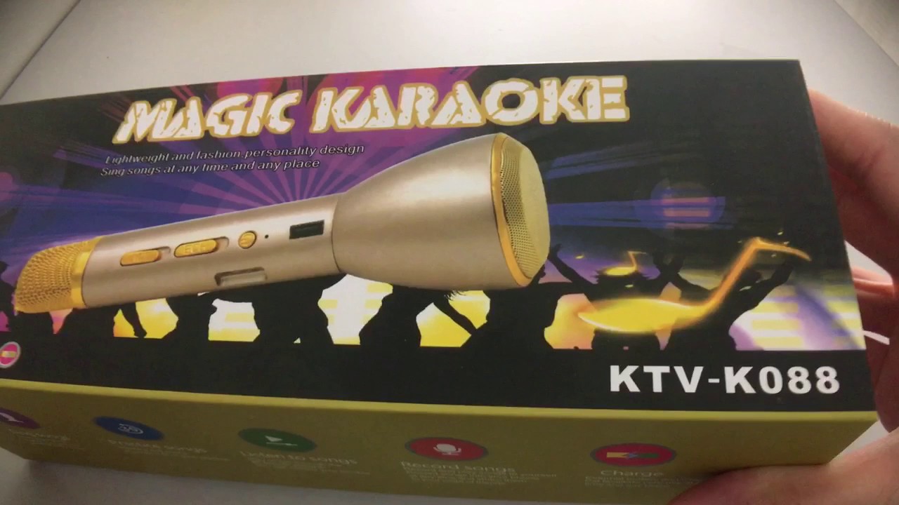 Magic Karaoke KTV- K088, Wireless Bluetooth Singing Microphone For Phone