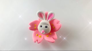 Learn to make Clay bunny from ColdPorcelain Clay | Air Dry Clay tutorial |