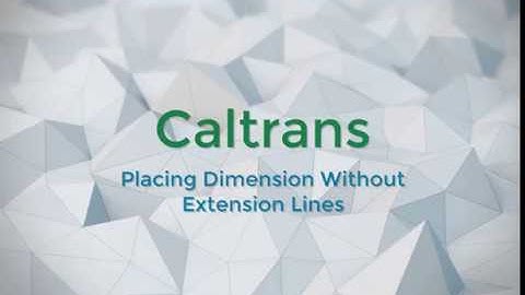 Placing Dimension Without Extension Lines
