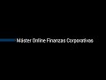 Máster Online en Finanzas Corporativas