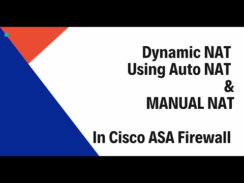 Dynamic NAT Configuration using Auto NAT and Manual NAT using Cisco ASA Firewall