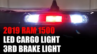 Black LED Cargo 3RD Brake Light Stop Lamp For 2009-2019 Dodge Ram 1500 Classic 