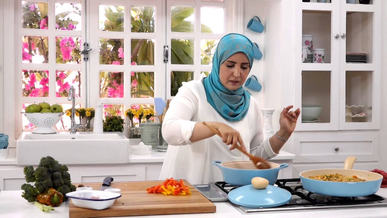 اللحم على الطريقه الصينى+أرز صينى- مطبخ أسيا - أسيا عثمان - الحلقه الثالثه والثلاثون - الجزء الثانى