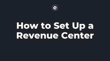 How to setup Revenue Center