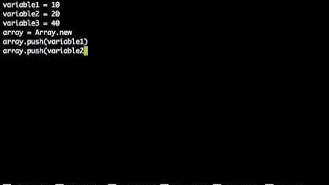 Getting Started Programming with Ruby Lesson 3: Variables, Programs, and Conditionals