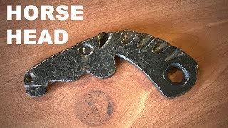 Forging a Horse Head  Beginner Blacksmithing