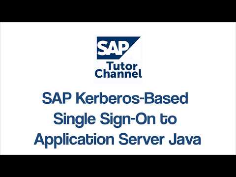 SAP Kerberos Based Single Sign On to Application Server Java