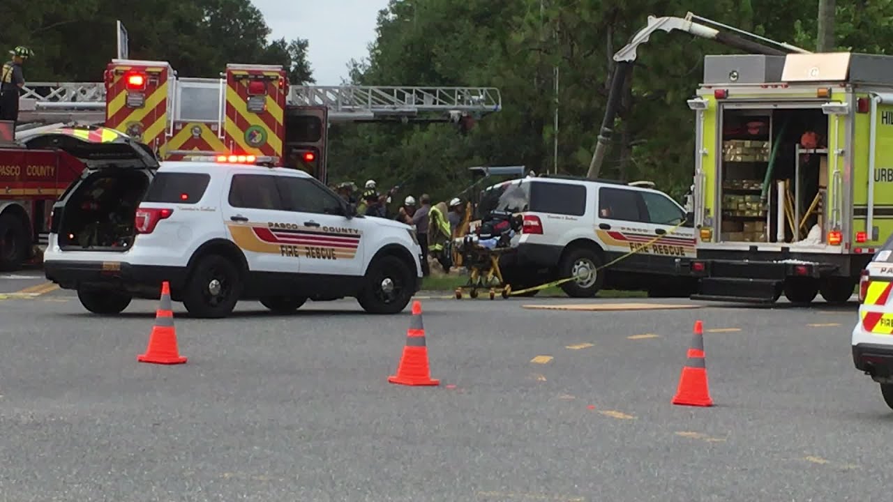 Worker rescued after trench collapse in Pasco County