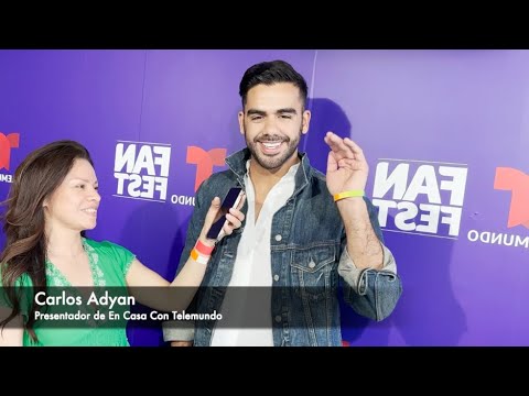 Carlos Aydan Comparte Con Que Musica Mexicana Crecio | Telemundo Fan Fest