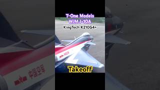 Takeoff - T-One Models WJM J-10A Turbine Jet w/KingTech K210G4+ #rcwarbird #rcturbine #rcjet