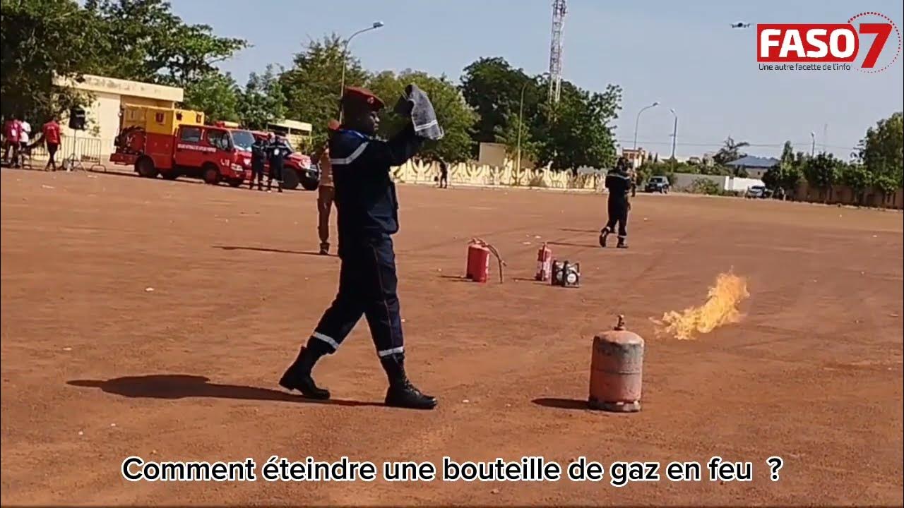 Voici comment éteindre une bouteille de gaz en feu YouTube