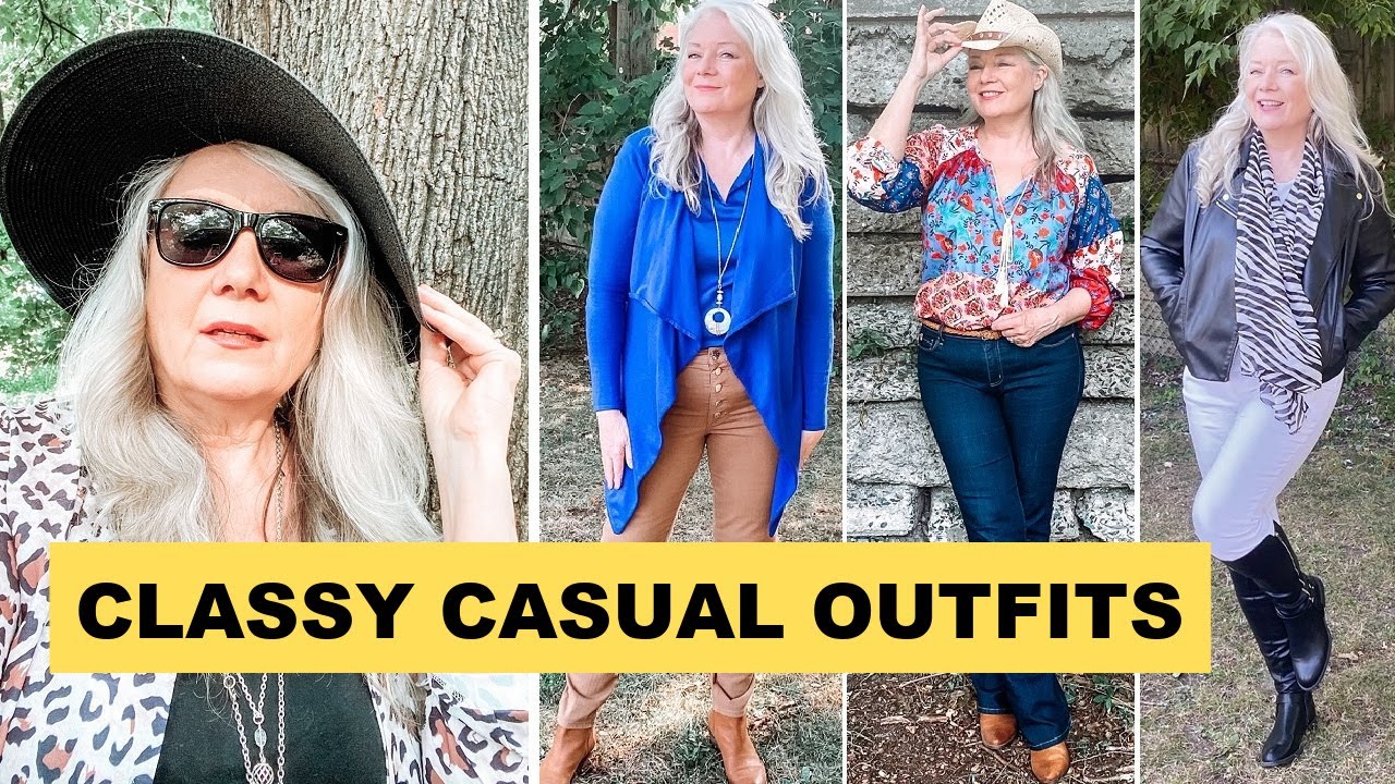 CLASSIC CASUAL OUTFITS ( Stretch Your Wardrobe With These Styles for Mature  Women Over 50 ) - YouTube