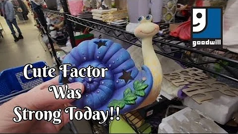 Cute Factor Was Strong Today!! - Shop Along With Me - Goodwill Thrift Store