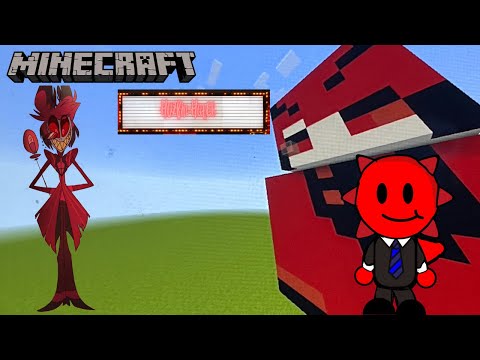 Minecraft Tutorial | How to build Alastor (Hazbin Hotel)