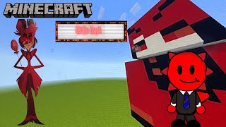 Minecraft Tutorial | How to build Alastor (Hazbin Hotel)